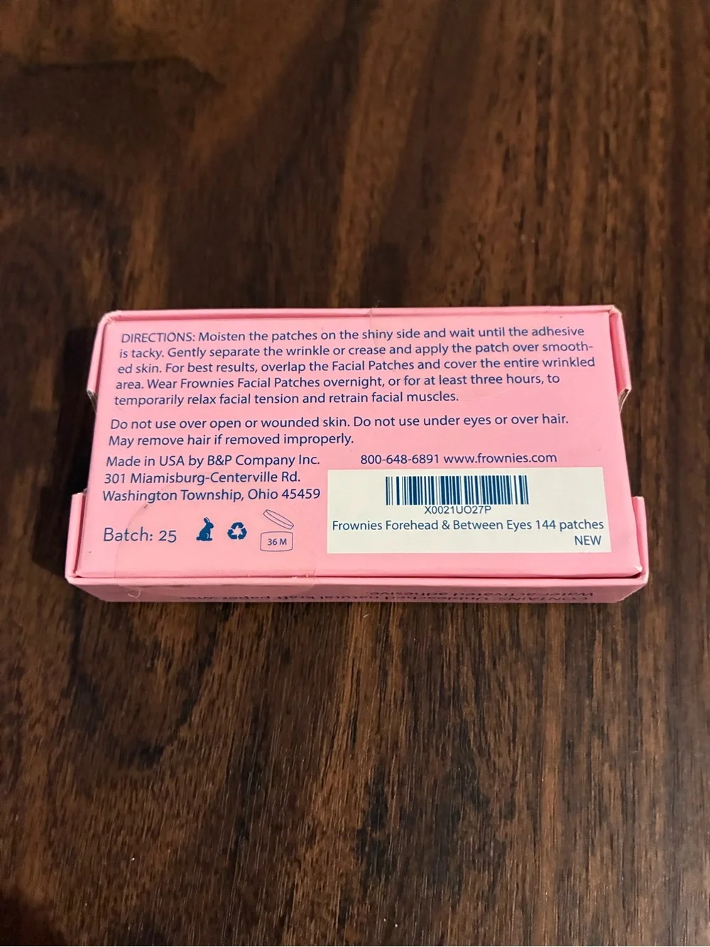 Frownies Pink Facial Patches – 144 Non-Invasive Wrinkle Smoothers